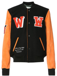 университетская куртка Off-White