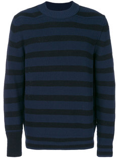 полосатый свитер Sacai