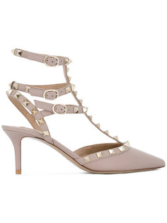 туфли с ремешком на щиколотке Rockstud Valentino Garavani