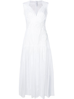 длинное платье с вышивкой пальм Ermanno Scervino