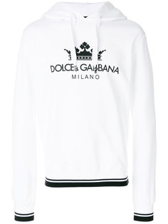 толстовка с принтом-логотипом  Dolce & Gabbana