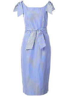 приталенное платье в полоску Milly