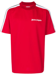 футболка с полосками по бокам Palm Angels