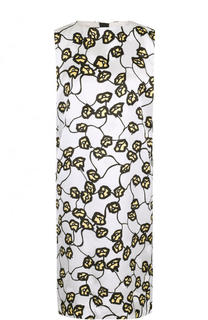 Платье-миди прямого кроя с цветочным принтом Marni