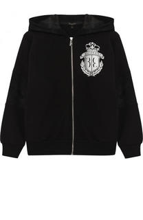 Хлопковый кардиган на молнии и с капюшоном Billionaire