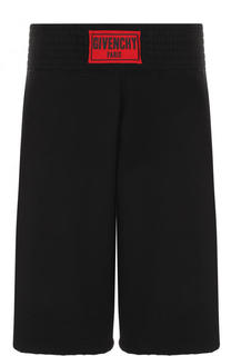 Хлопковые шорты с логотипом бренда Givenchy