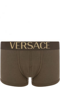 Хлопковые боксеры с широкой резинкой Versace