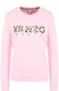 Хлопковый свитшот с логотипом бренда Kenzo