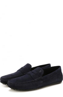 Замшевые мокасины с перемычкой Tod’s