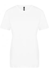 Хлопковая футболка с круглым вырезом Versace Versus