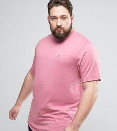 Длинная футболка с необработанным краем Le Breve PLUS - Розовый