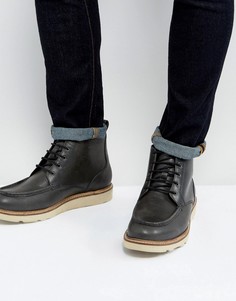 Черные кожаные ботинки на шнуровке Dead Vintage - Черный