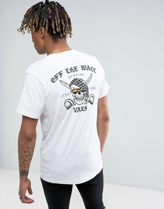Белая футболка с принтом Vans Pirate Days VA31DYWHT - Белый