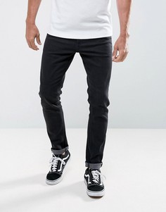 Черные выбеленные джинсы скинни LDN DNM - Черный