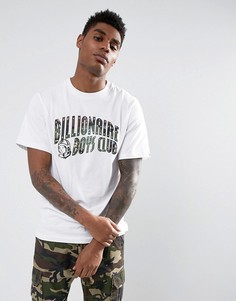 Белая футболка с дугообразным логотипом Billionaire Boys Club - Белый