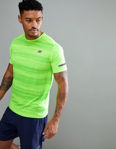 Зеленая футболка для бега New Balance Running Max Intensity MT71047EGL - Зеленый