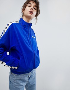 Спортивная куртка с отделкой тканой лентой Adidas Originals Iconics - Синий