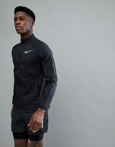 Черная складываемая куртка Nike Running Shield 891432-010 - Черный