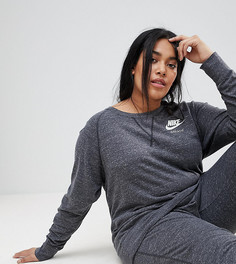 Серый свитшот Nike Plus Gym Vintage - Серый