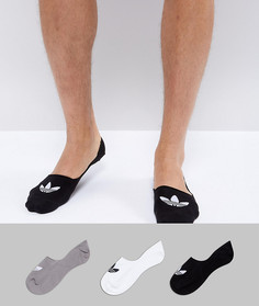 Черные невидимые носки adidas Originals CV5942 - Черный