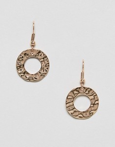 Серьги-кольца Nylon - Коричневый