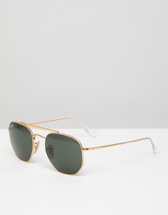 Солнцезащитные очки-авиаторы Ray-Ban 0RB3648 - 54 мм - Золотой