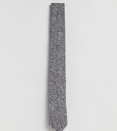 Твидовый галстук с шевронным узором Heart & Dagger - Серый