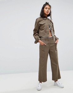 Широкие кюлоты Calvin Klein Jeans - Зеленый