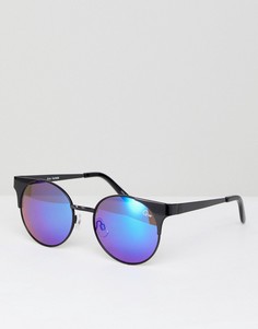 Солнцезащитные очки кошачий глаз с затемненными стеклами Quay Australia Asha - Черный
