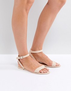 Сандалии из гибкого пластика ASOS FELINA - Бежевый