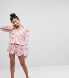 Пижама с шортами Hey Peachy - Розовый