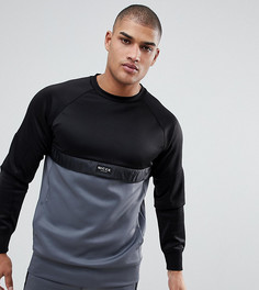 Черно-серый спортивный свитшот Nicce London TALL - Черный
