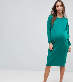 Платье миди ASOS Maternity - Зеленый