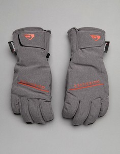 Серые горнолыжные перчатки Quiksilver Freefall - Серый