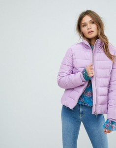 Дутая куртка Miss Selfridge - Фиолетовый