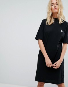 Платье-футболка с логотипом в виде черепа Cheap Monday - Черный