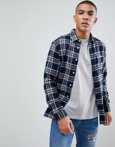 Рубашка классического кроя в клетку Jack & Jones Originals - Темно-синий