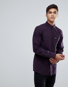 Однотонная оксфордская рубашка сливового цвета Jack Wills Wadsworth - Фиолетовый