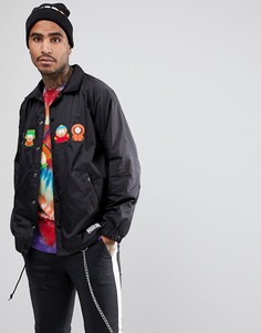 Спортивная куртка с логотипом на спине XHUF x South Park - Черный