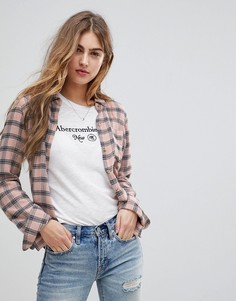 Рубашка в клетку Abercrombie & Fitch - Розовый