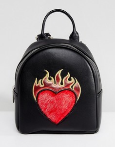 Маленький рюкзак с сердцем Skinnydip - Черный