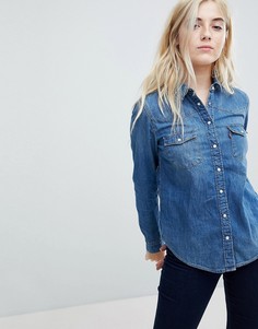 Джинсовая рубашка в стиле вестерн Levis - Синий