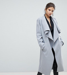 Пальто с драпировкой Missguided - Серый