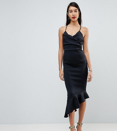 Платье миди на бретелях ASOS TALL - Черный