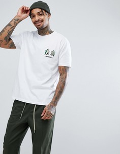Свободная футболка с вышивкой Avo Cuddle ASOS Valentines - Белый