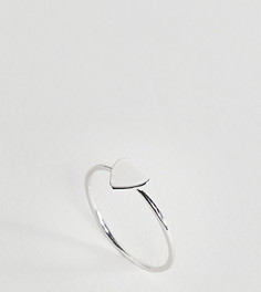 Серебряное кольцо с сердечком Monki - Серебряный