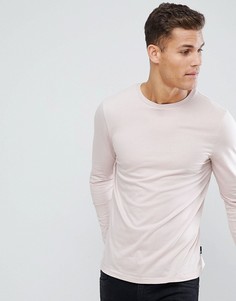 Розовый лонгслив Burton Menswear - Розовый