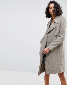 Пальто oversize от AllSaints - Коричневый