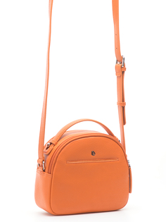 Оранжевая кожаная сумка Pimo Betti