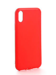 Аксессуар Чехол Neypo Soft Matte Силиконовый для APPLE iPhone X Red NST2744